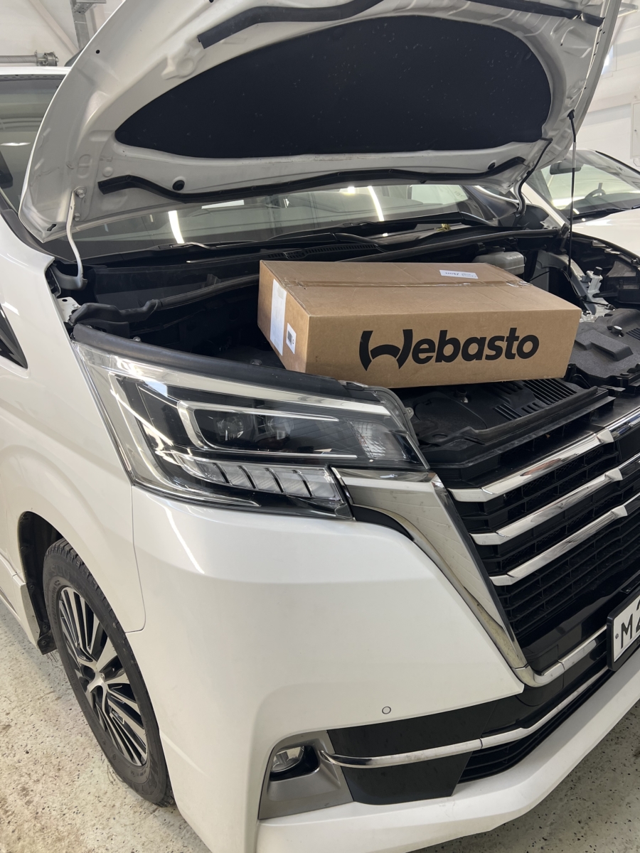 Установка Webasto на Toyota Hiace 2022 года - Webasto Lab